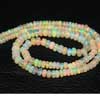 Natural Fire Ethiopian Smooth Polished Roundel Beads.Ethiopian opal is quite different to mexican and australian opal. Ethiopian opal come from transparent to opaque quality and it also comes in different base colors as green, orange, red, blue etc. 